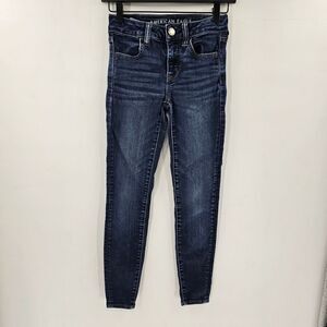 American Eagle jegging jeans 0 short dark wash